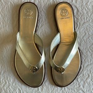 Gold Tory Burch Sandals
